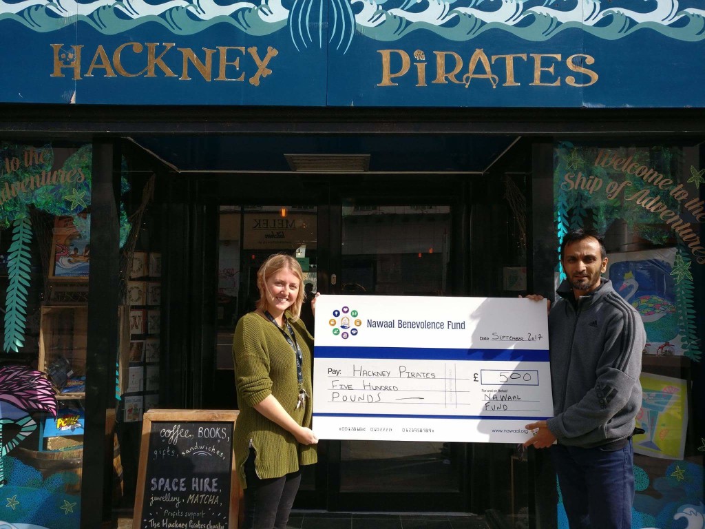 Supporting Hackney Pirates - a charity working to develop the literacy, confidence and perseverance of young people in Hackney, so that they achieve both in school and in the world beyond. The annual Solly Cup 2017 community sports competition together with the wonderful Chatsworth Road (E5) community raised over £1000 for local charitable causes